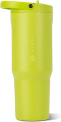 Sport 40 Oz Insulated Stainless Steel Water Bottle, Lemon Lime