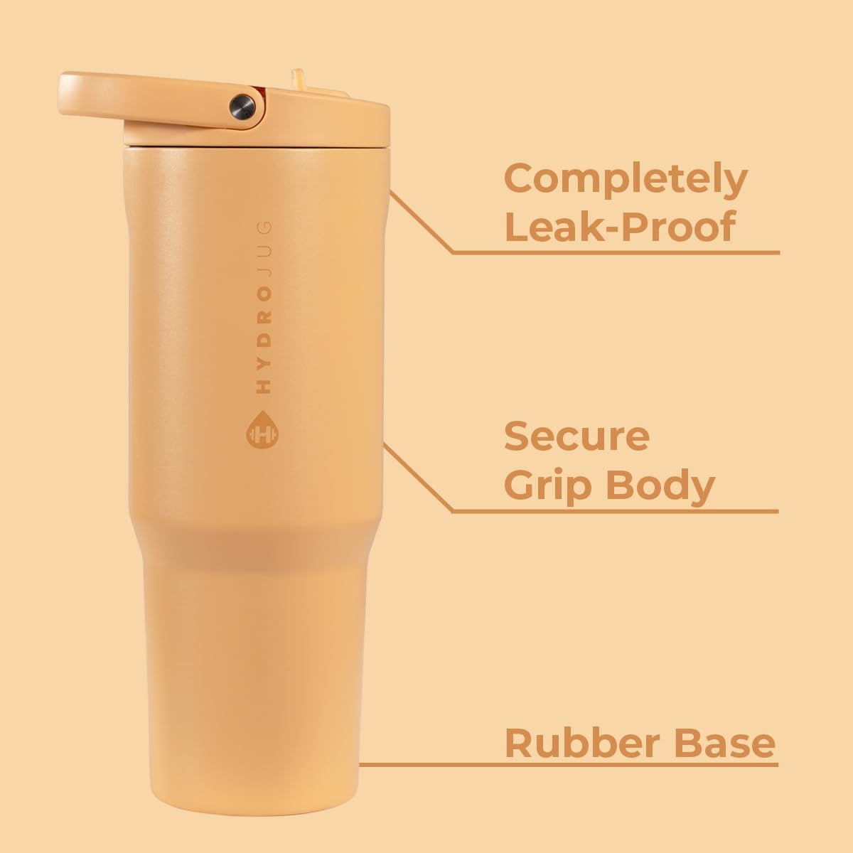 Sport 40 Oz Insulated Stainless Steel Water Bottle, Marigold