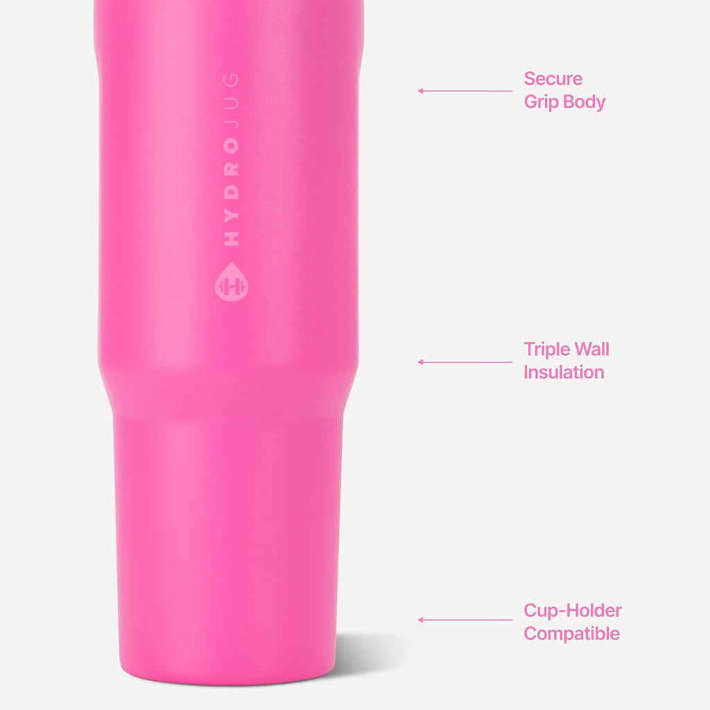Sport 40 Oz Insulated Stainless Steel Water Bottle, Razzle