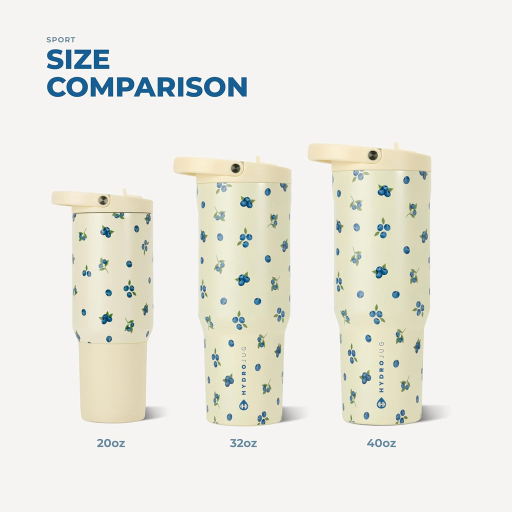 Sport 40 Oz Insulated Stainless Steel Water Bottle, Freshly Pick'D