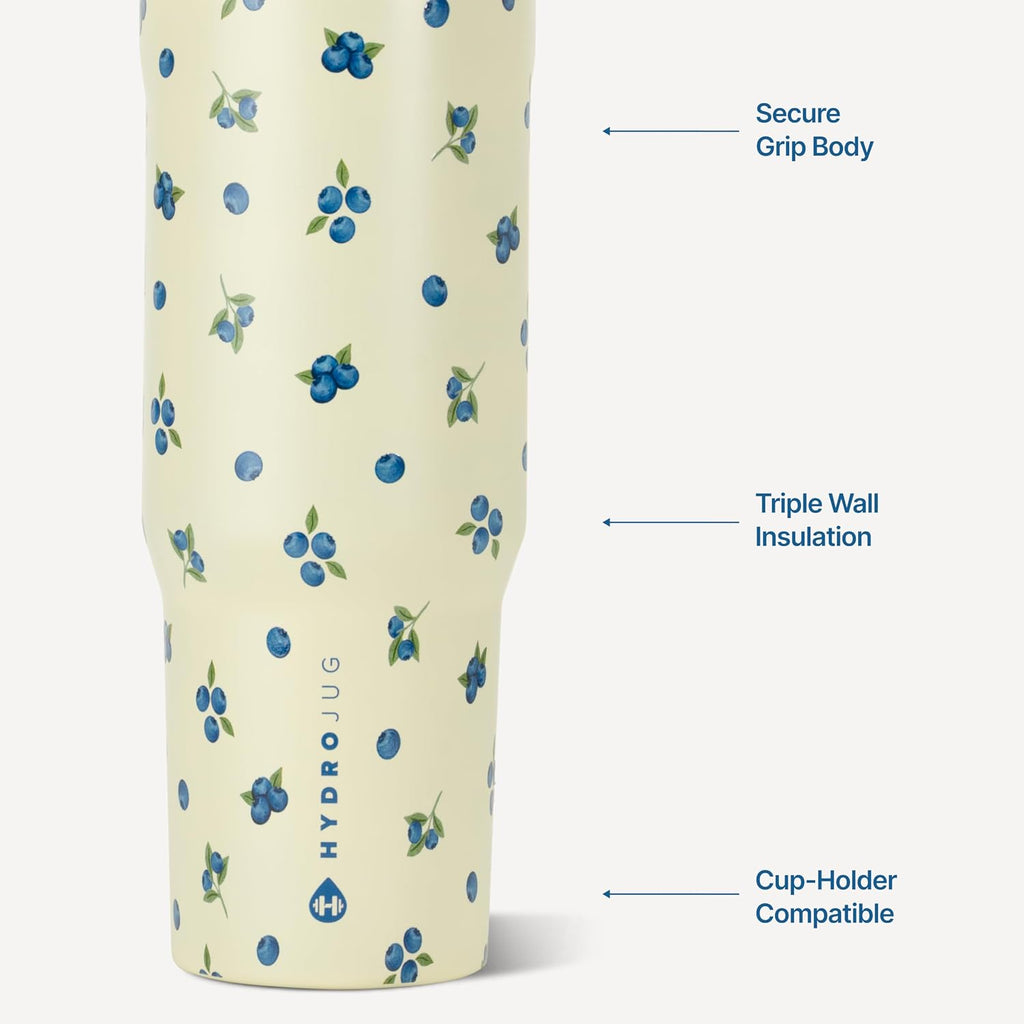 Sport 40 Oz Insulated Stainless Steel Water Bottle, Freshly Pick'D