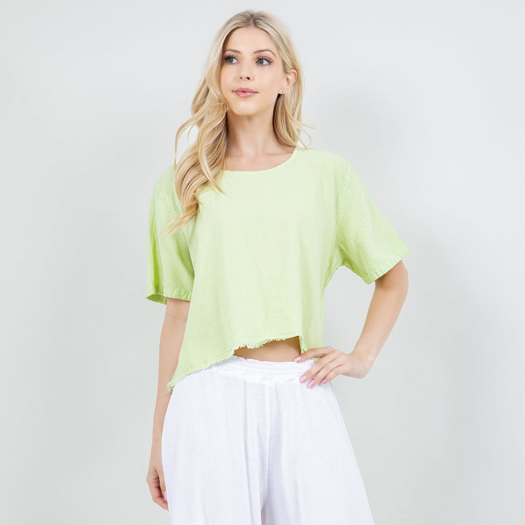 Women's 100% Cotton Gauze Heidi Top