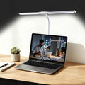 LED Desk Lamp for Office Dorm Home - Eye Caring Desk Light Extra-Wide Lighting Coverage Gooseneck Dimmable Table Lamp, No Assembly Required