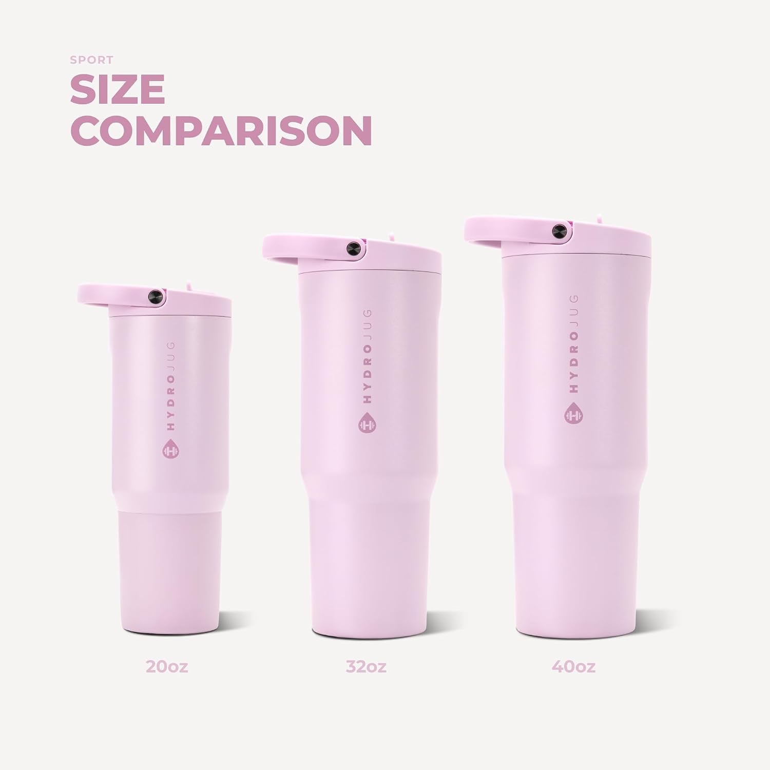 Sport 40 Oz Insulated Stainless Steel Water Bottle, Sweet Pea