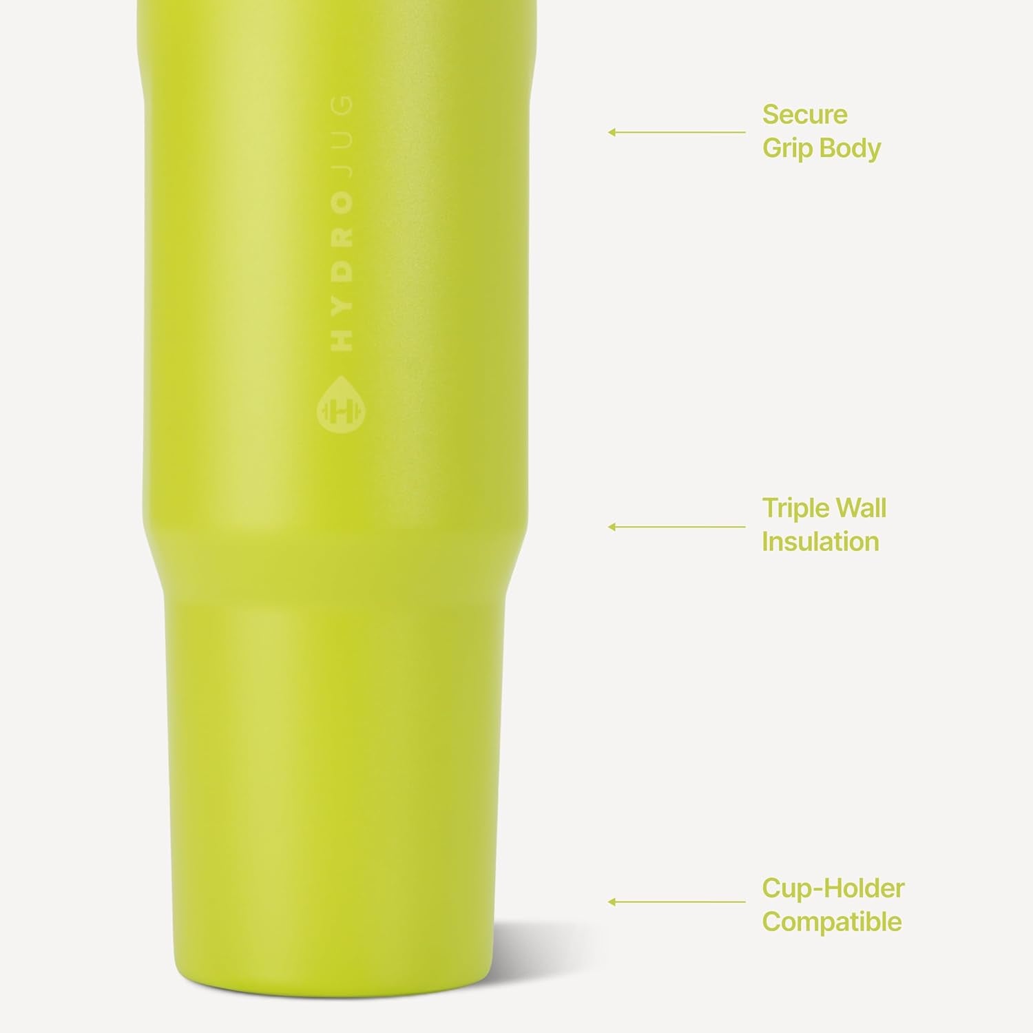 Sport 40 Oz Insulated Stainless Steel Water Bottle, Lemon Lime