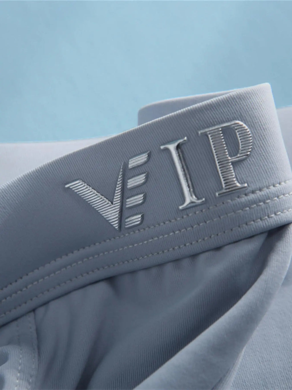 Men'S "VIP" Letter Solid Breathable Boxer Briefs, Regular Fit Casual Stylish Panties, Fashion Comfortable Underwear Set, Summer Outfits 2024